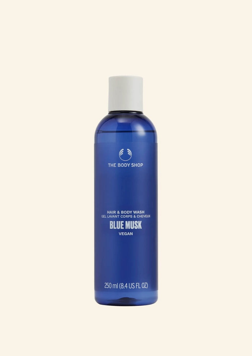 The Body Shop Blue Musk Hair And Body Wash - 250 ml