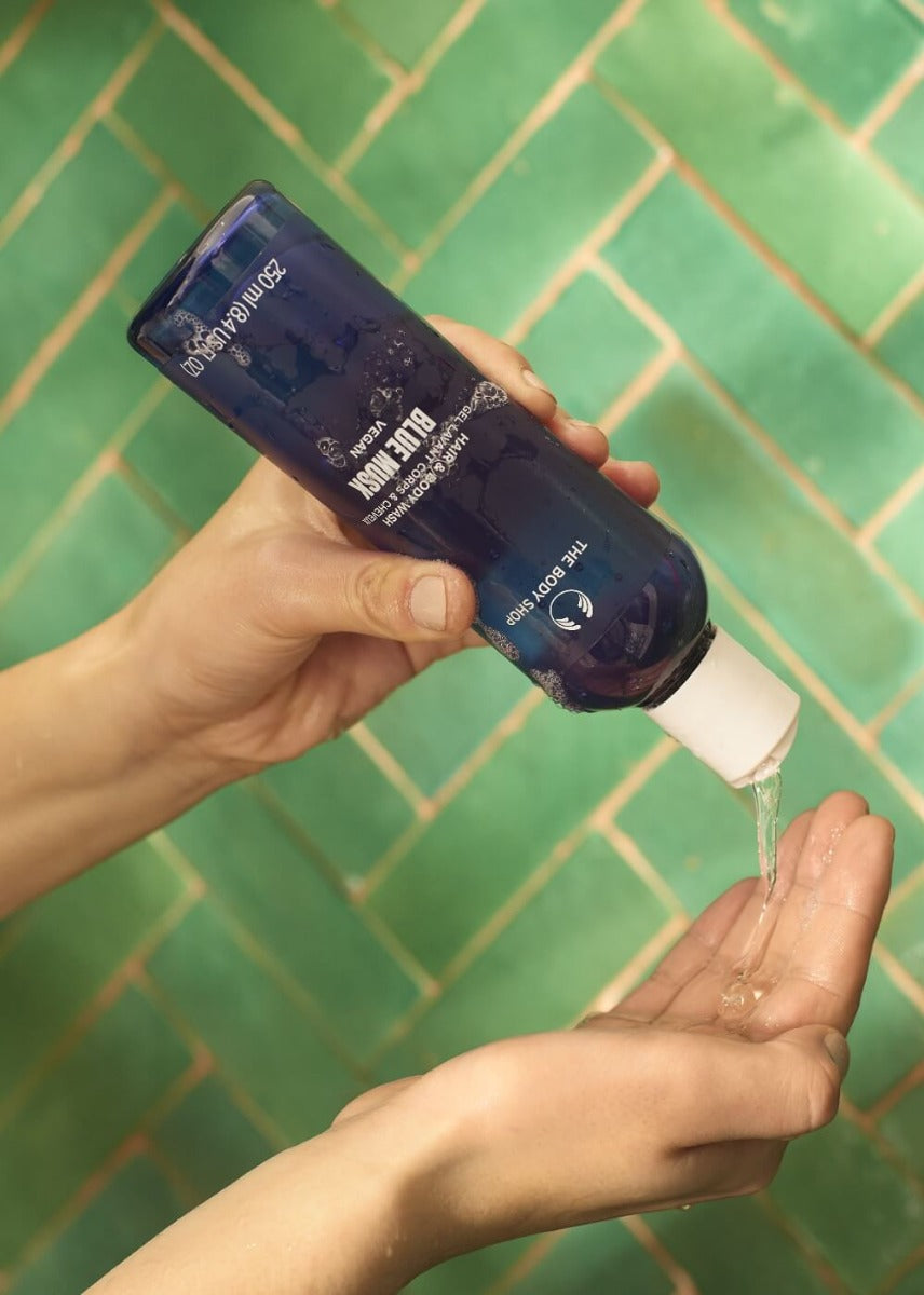 The Body Shop Blue Musk Hair And Body Wash - 250 ml