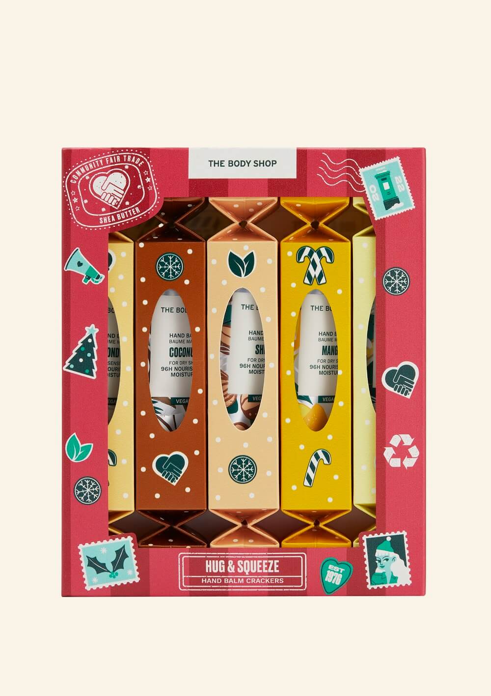 The Body Shop Hug & Squeeze Hand Balm Crackers - 1P