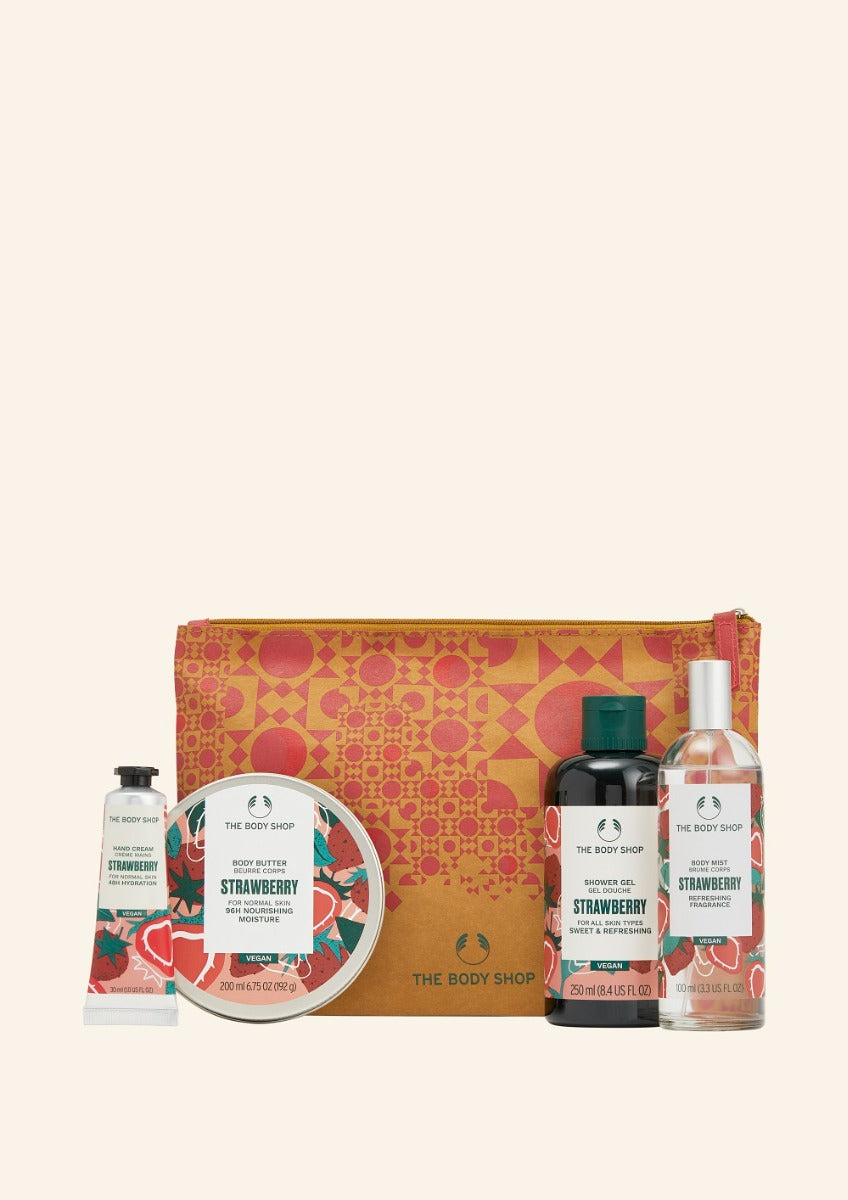 The Body Shop Cleanse, Nourish & Refresh Strawberry Gift- 1 Pc