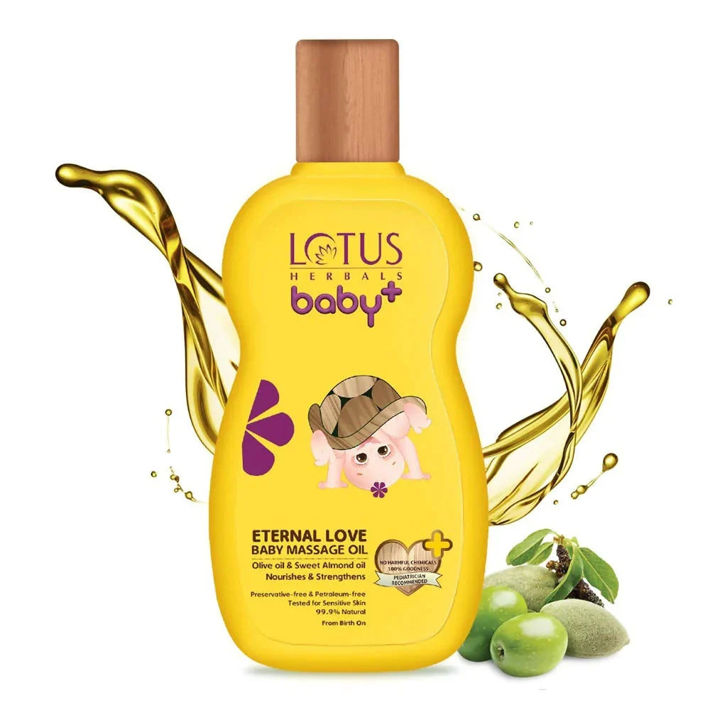 Lotus Herbals Baby+ Eternal Love Baby Massage Oil