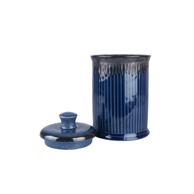 Archay Ceramic Storage Jar With Lid | Single