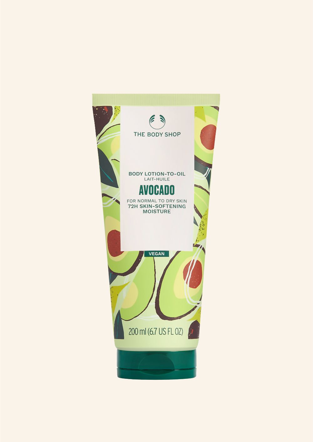 The Body Shop Avocado Lotion-To-Oil - 200 ml