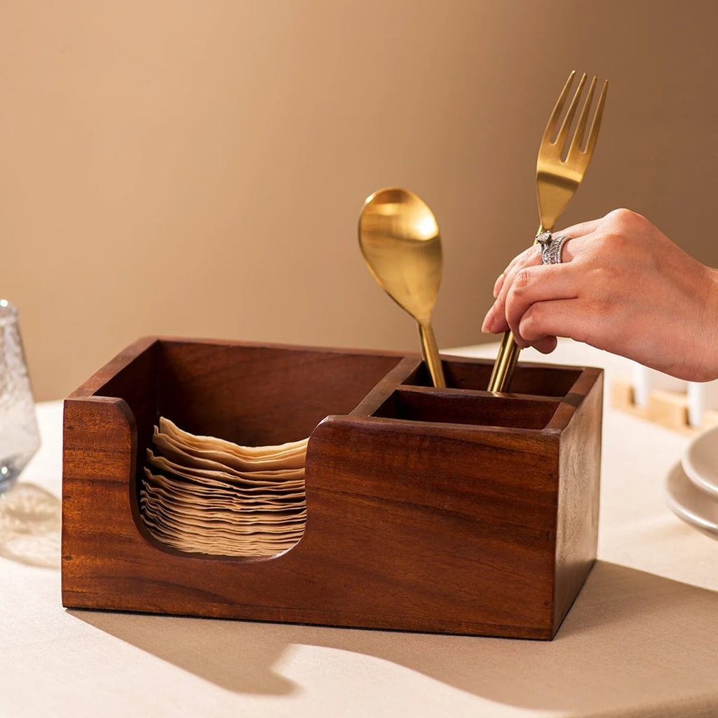 Nestroots Organizer Panache Cutlery Concierge Holder