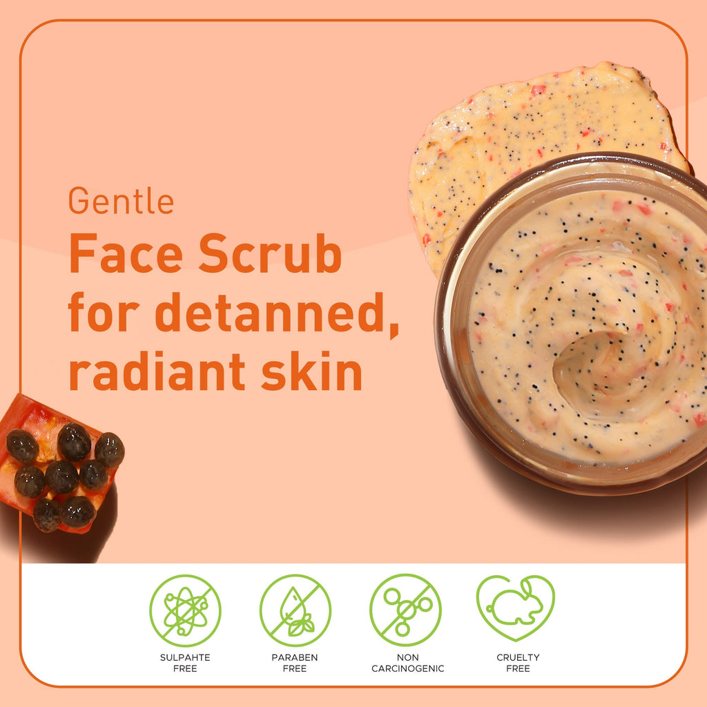 Puresense Natural Papaya Face Scrub - 50 gms