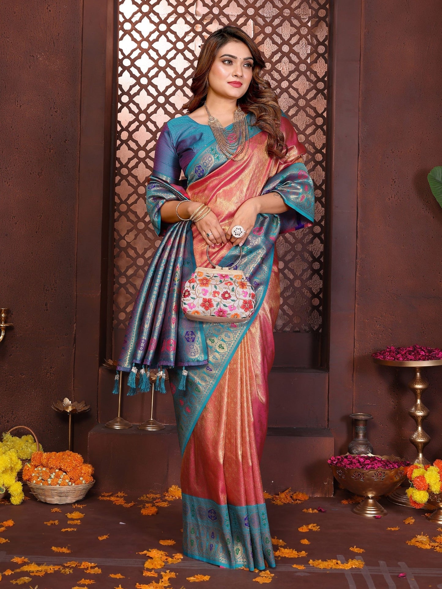 Anaita Banarasi Tissue Silk Saree