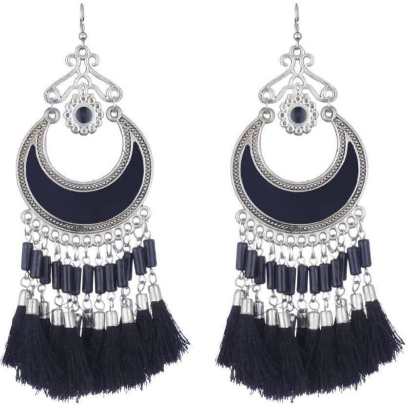 MS Fashion India Hanging Earrings With Threads