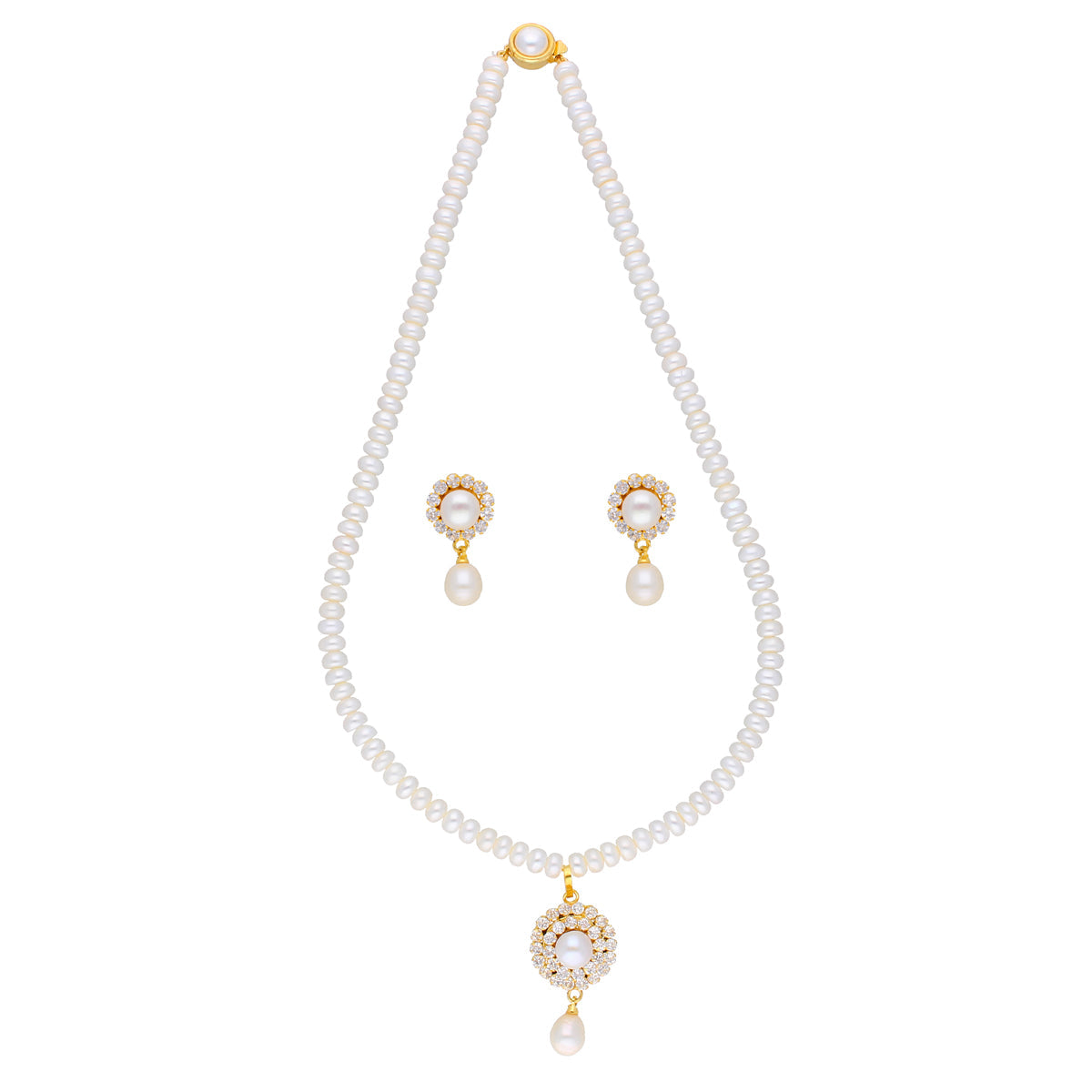J Pearls Royal Pearl Set - Real Pearl Jewelry