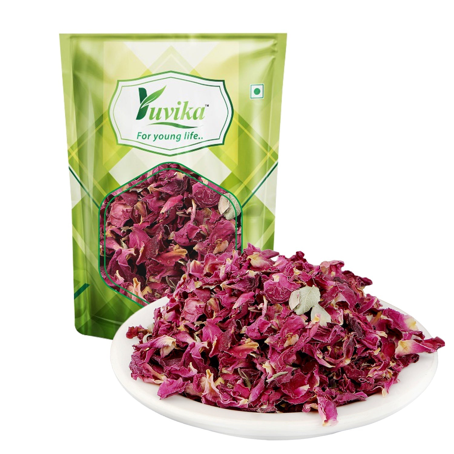 Yuvika Gulab Patti - Rosa Gallica - Dry Rose Petal