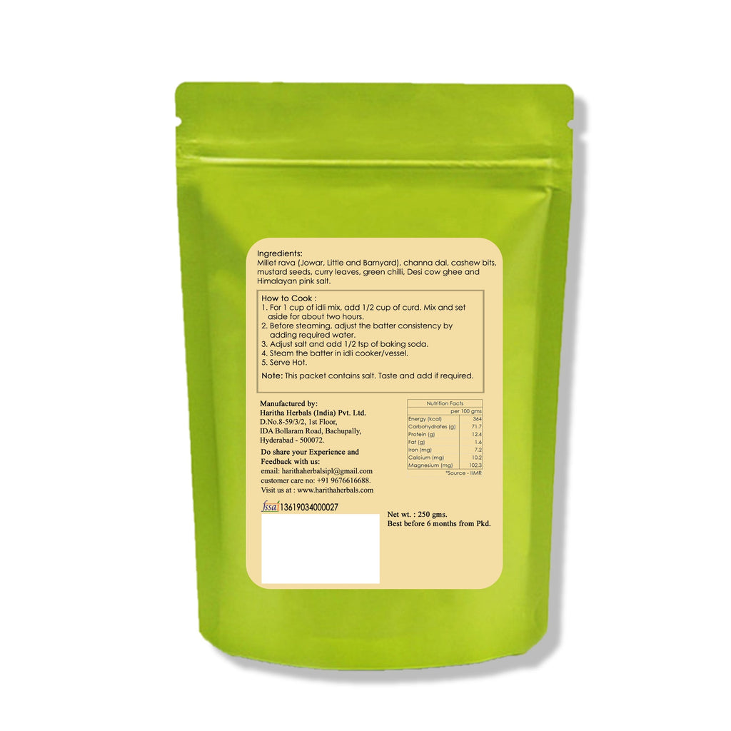 Haritha Herbals Millet Rava Idli - 250 gms
