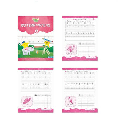 Rising Star Pattern Writing Book Set (Set of 3)| Ages 3-7 years| Trace & Write Patterns, Numbers, Letters, etc.