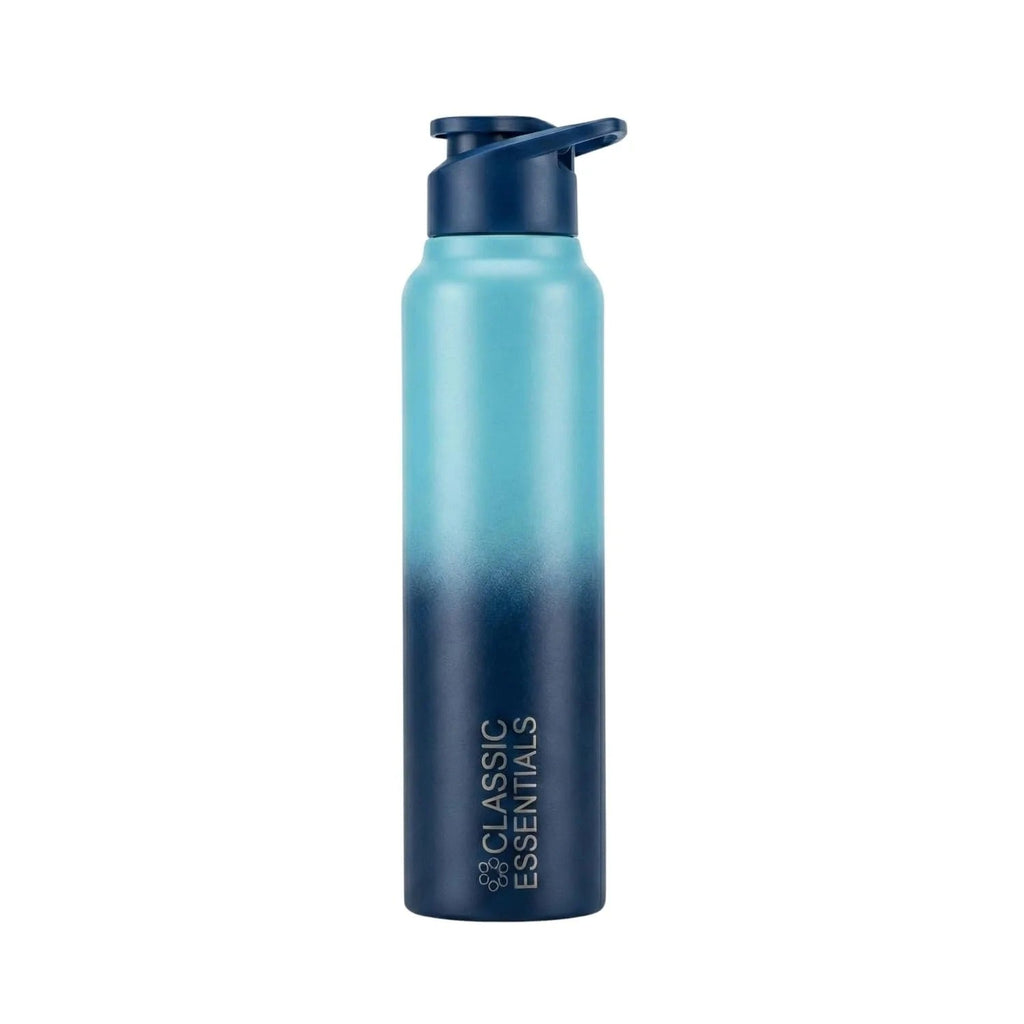 Classic Essentials Stainless Steel Sports Fridge Bottle with Sipper Cap 1000ml Personalize