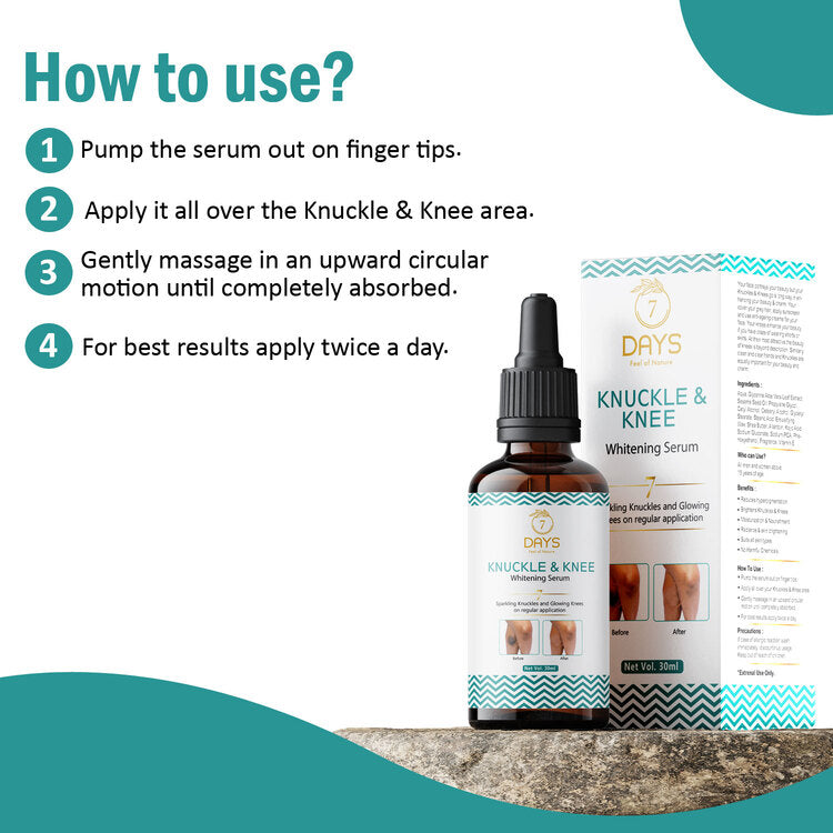 7Days Organic Knuckles Elbow and Knee - 30 ml