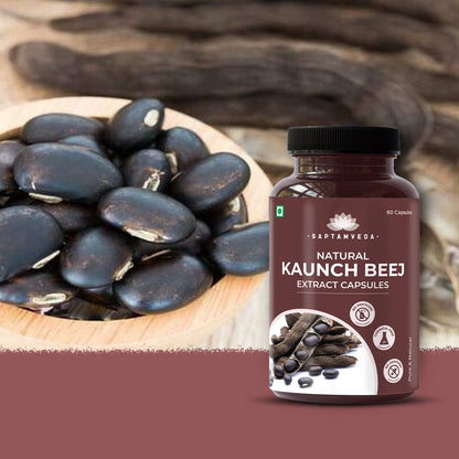 Saptamveda Natural Kaunch Beej - 60 tabs