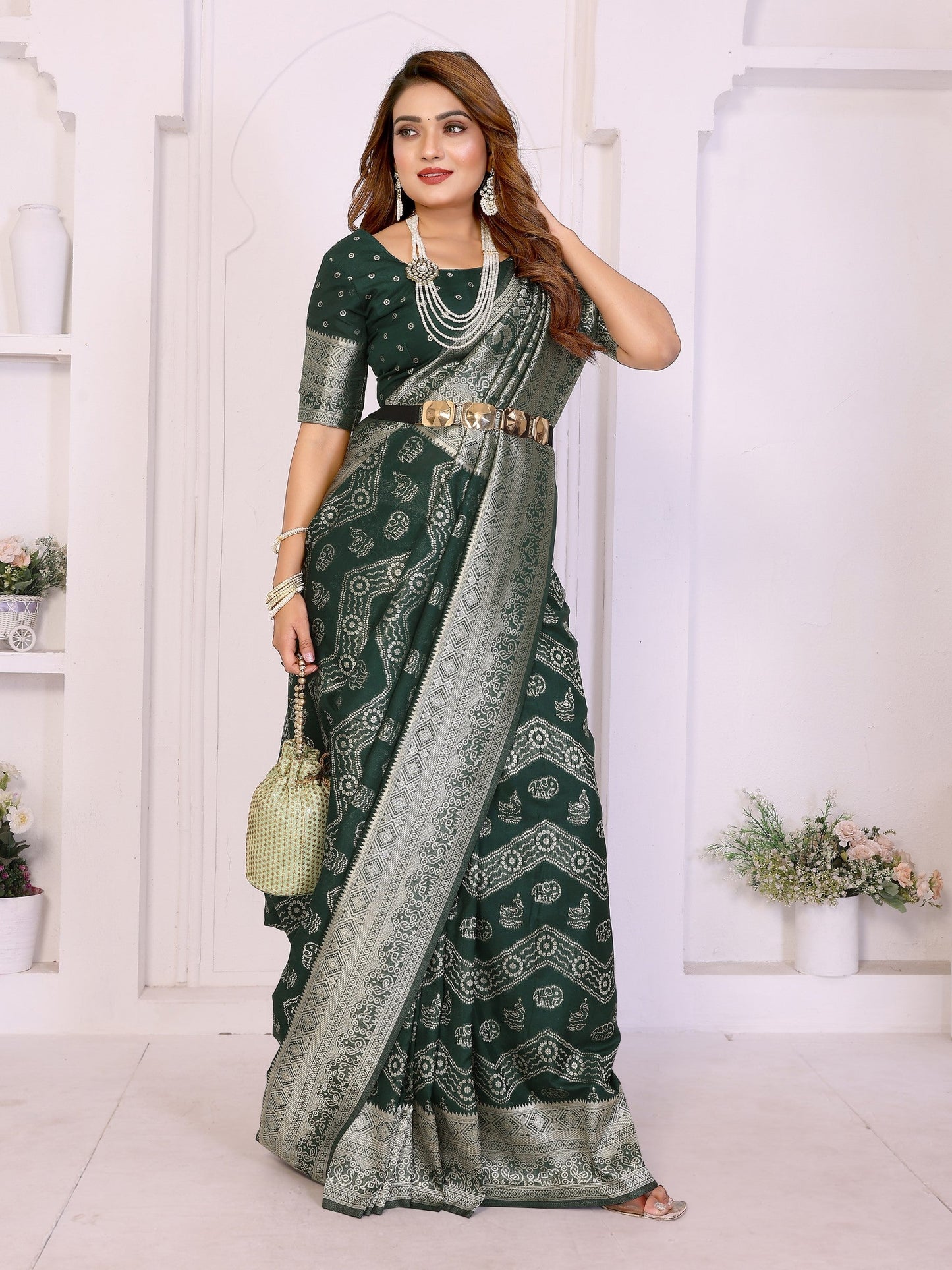 Anaita Premium Georgette Silk Saree