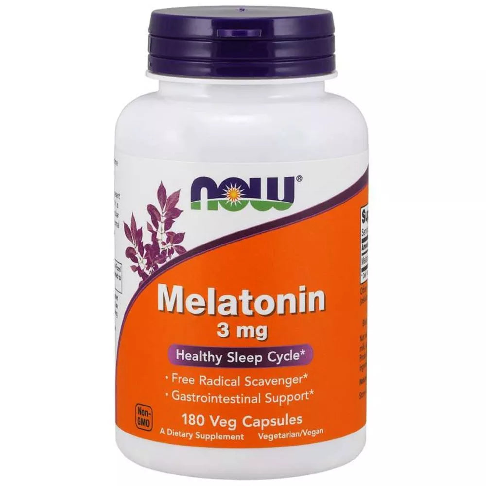 Now Foods Melatonin 3 Mg Capsule - 180 caps
