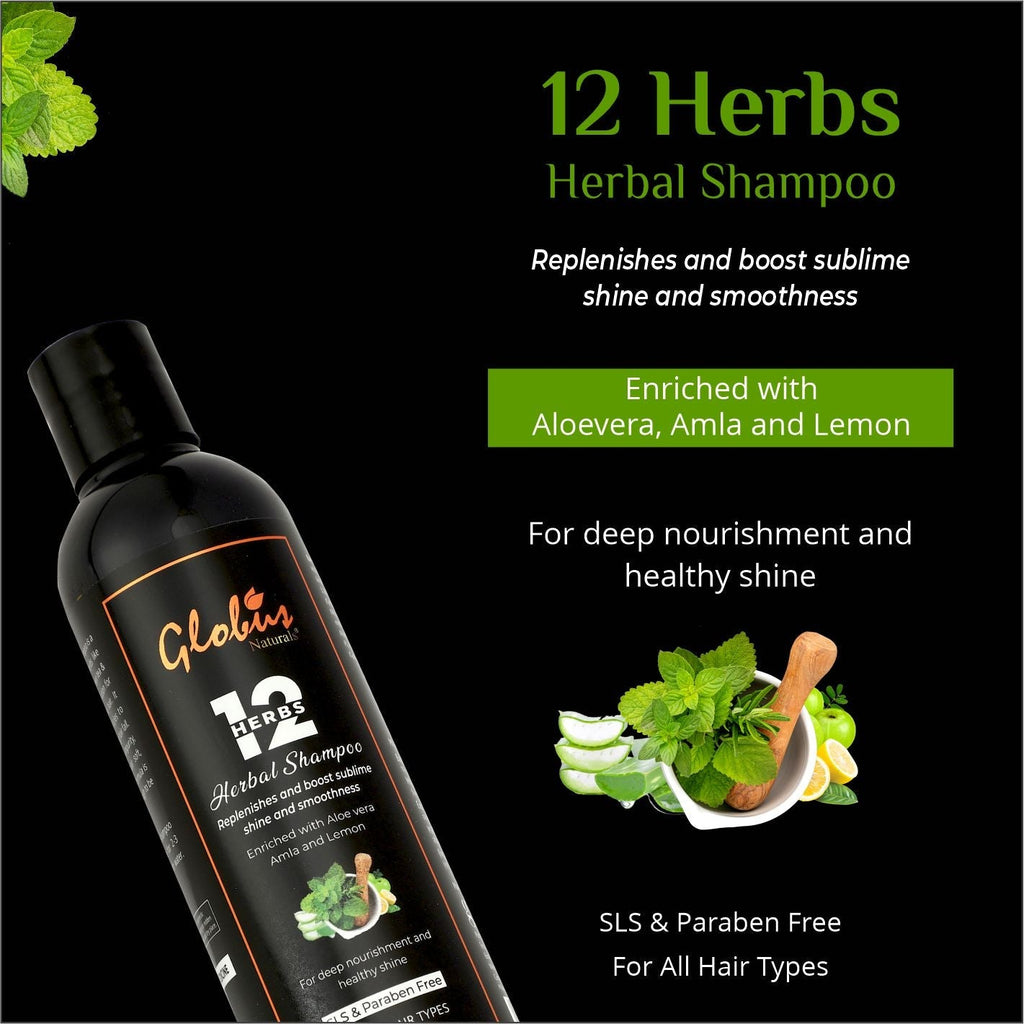 Globus Naturals Globus Naturals 12 Herbs Hair Growth Shampoo - 250 ml