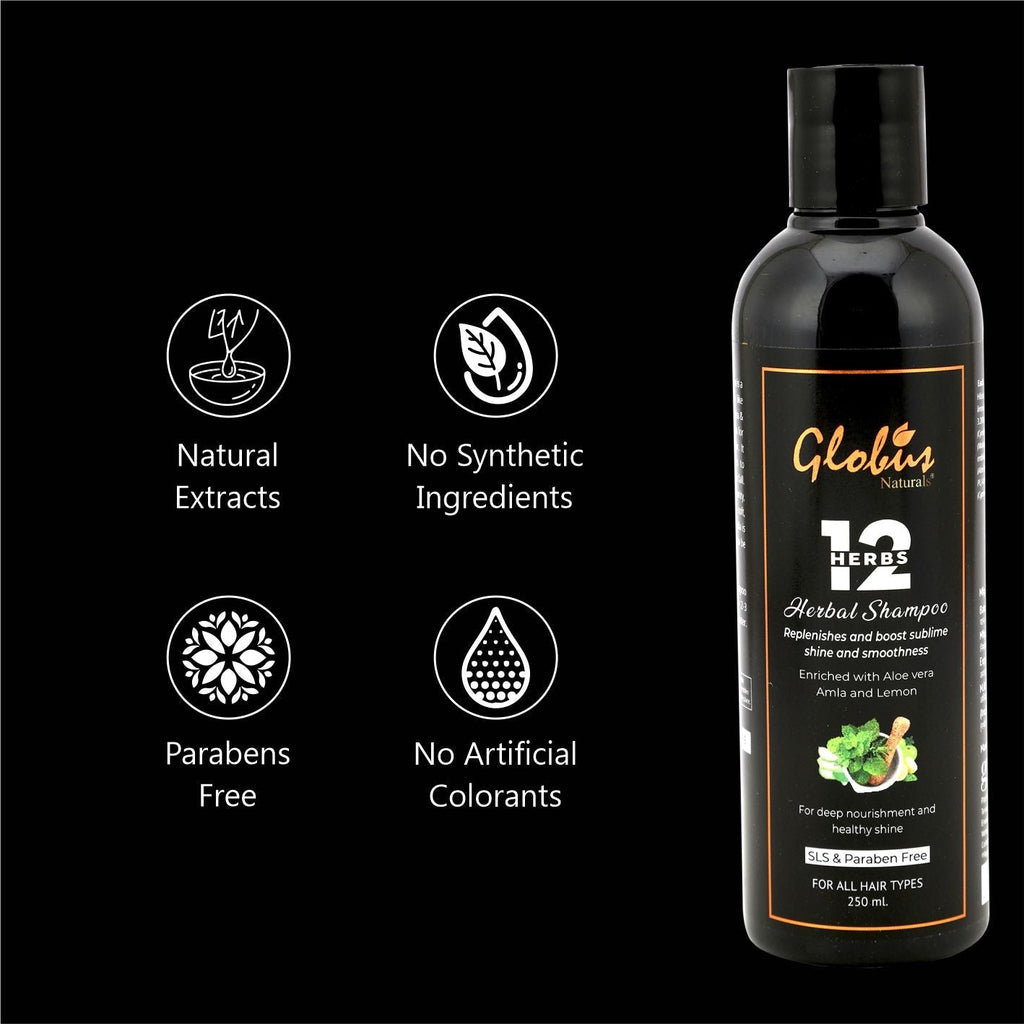 Globus Naturals Globus Naturals 12 Herbs Hair Growth Shampoo - 250 ml