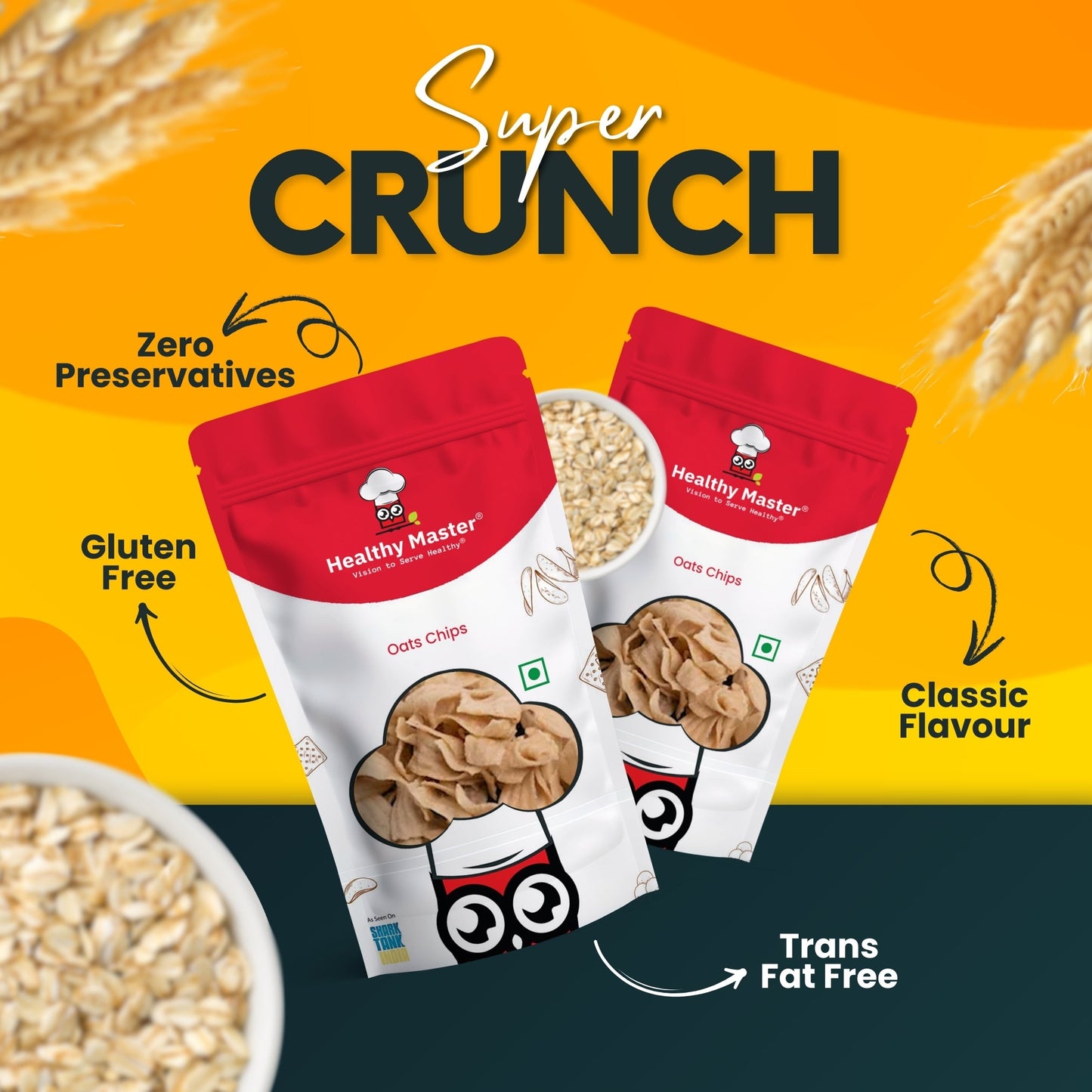 Healthy Master Light & Crispy Oats Chips