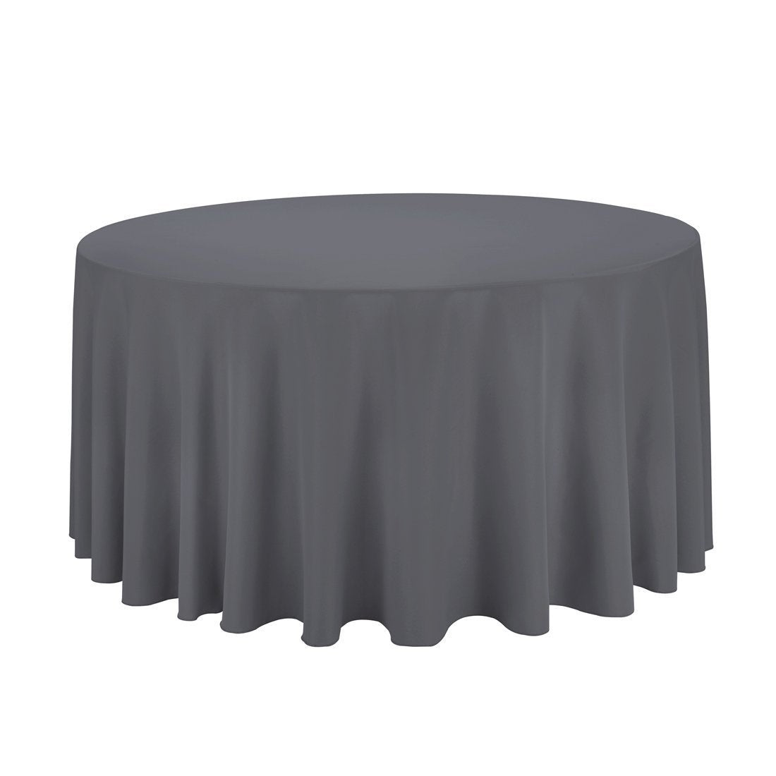 Round Tablecloth Polyester Cotton Table Cover Wedding Party Plain Tableware TC-1