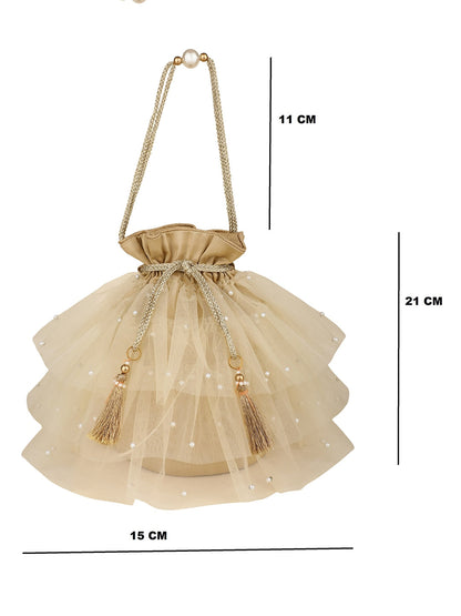 Masq Embellished Potli Clutch