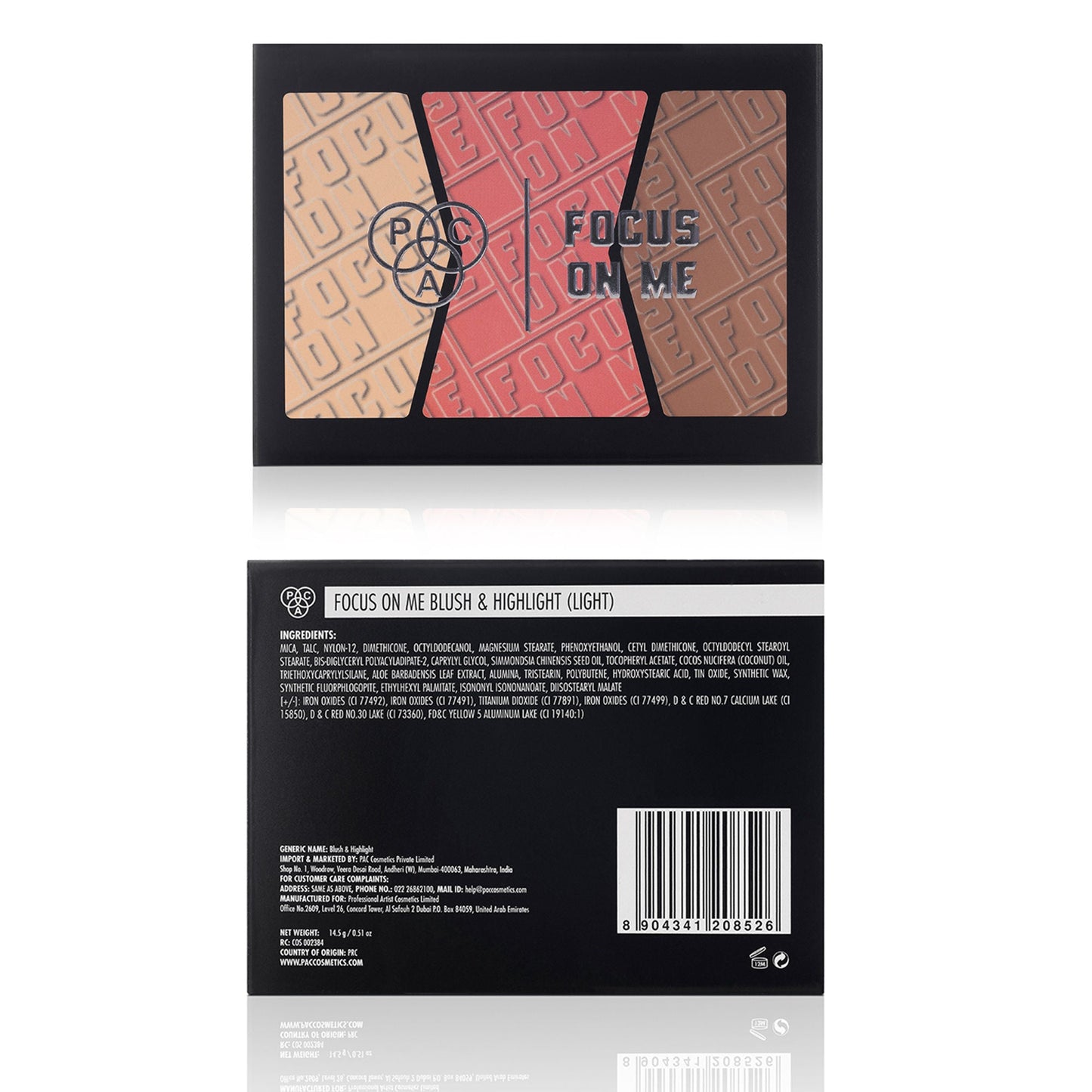 PAC Studio Focus On Me Blush & Highlighter - Light