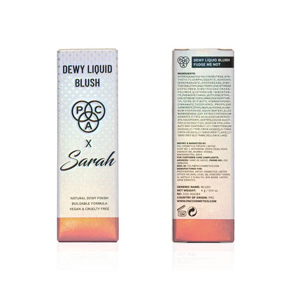 PAC Studio X Sarah Dewy Liquid Blush - Fudge Me Not