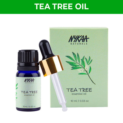 Nykaa Naturals Tea Tree Essential Oil For Acne & Hair Fall Control Solution - 100% Natural