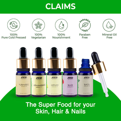 Nykaa Naturals Tea Tree Essential Oil For Acne & Hair Fall Control Solution - 100% Natural