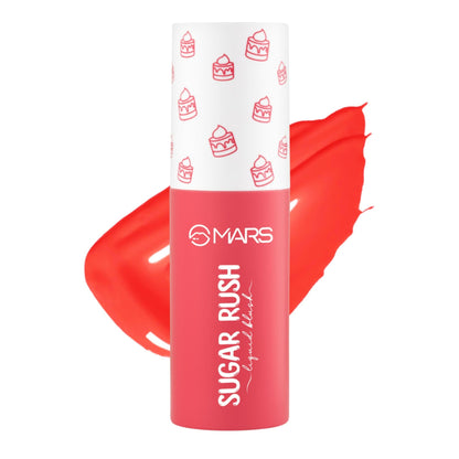 MARS Cosmetics Sugar Rush Liquid Blush - 04-Rose Slush