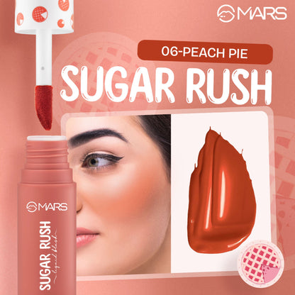MARS Cosmetics Sugar Rush Liquid Blush - 06-Peach Pie