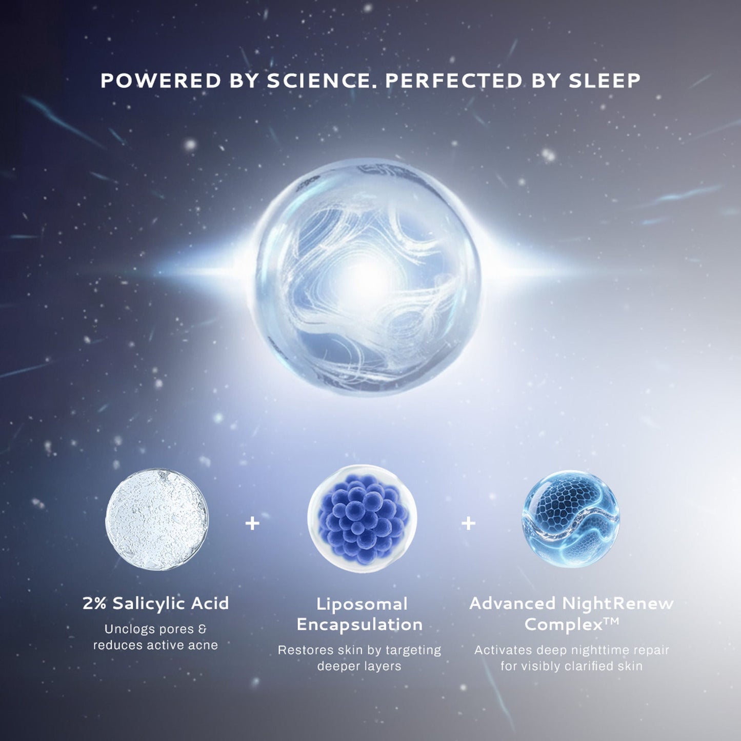 Lumineve 2% Salicylic Acid Face Serum for Active Acne & Pores with Advanced NightRenew Complex