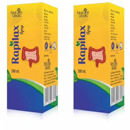 Nature Vedic Rapilax Syrup - 200 ml (Pack of 2)