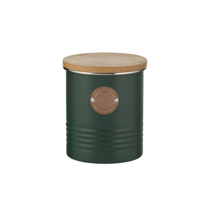 Living Green Sugar Storage Jar with Bamboo Fibre Lid | Single