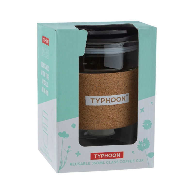 Pure Botanics Glass Coffee Mug | 350ml