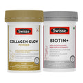 Swisse Collagen Powder & Beauty Support Tablets Combo