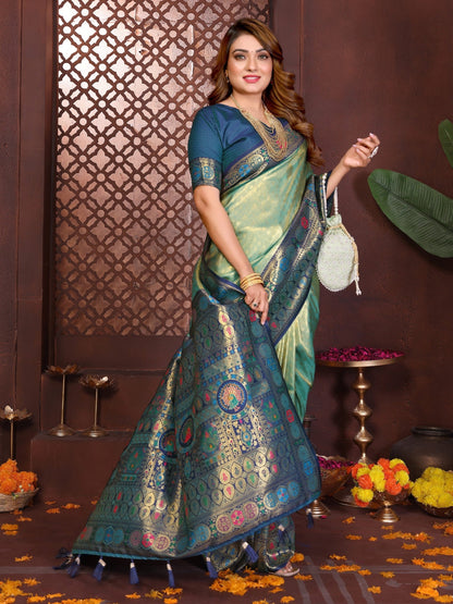 Anaita Banarasi Tissue Silk Saree