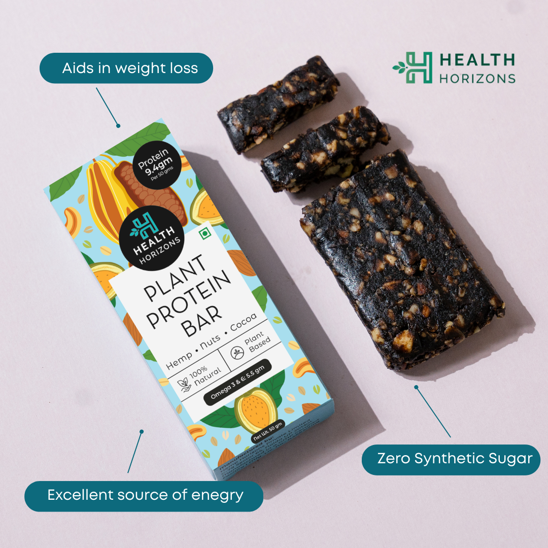 Health Horizons Raw Hemp Seed Plus Hemp Power Bar Combo