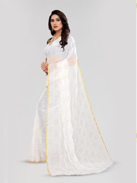 Fabmora Ethnic Motifs Printed Saree