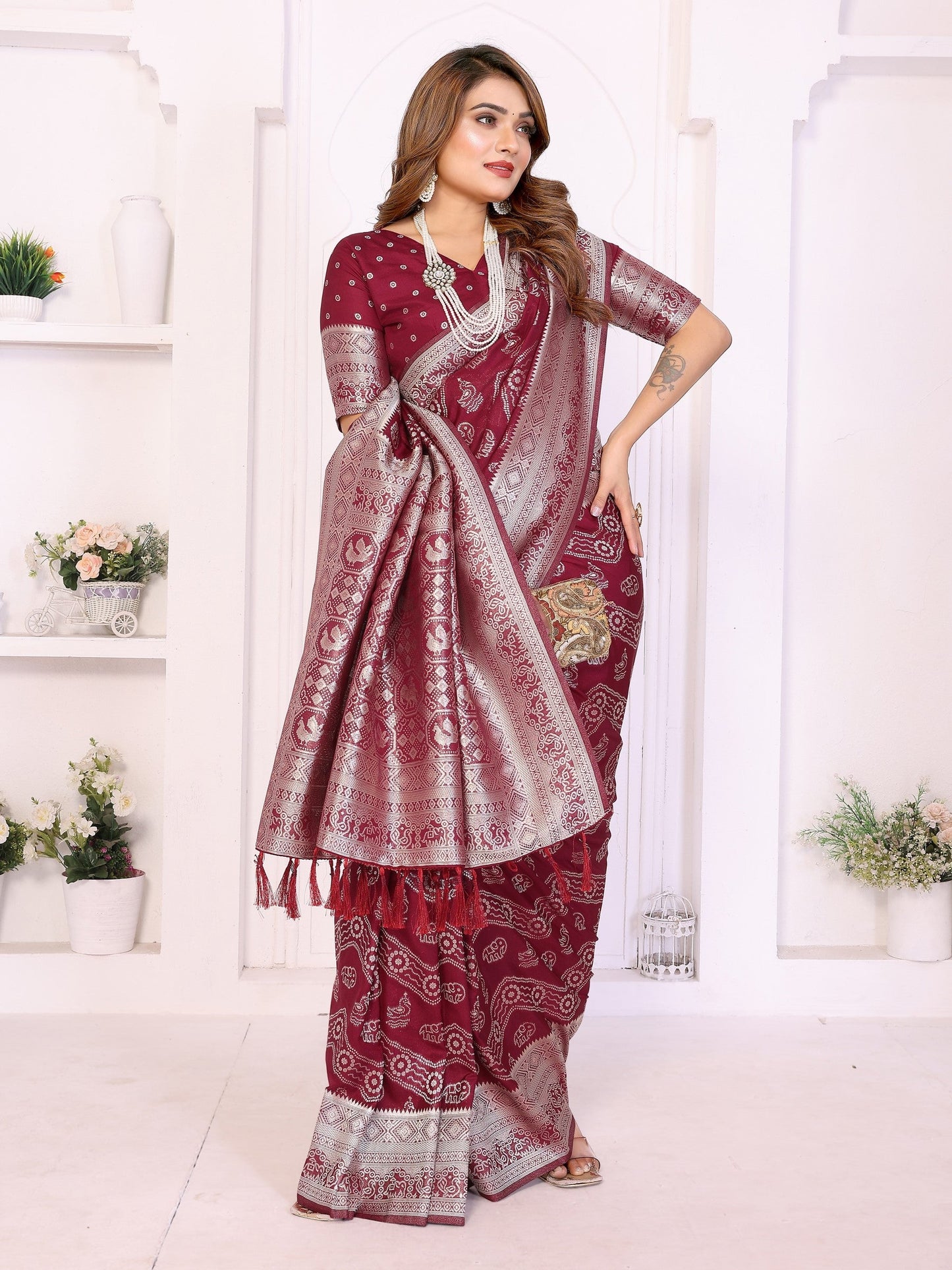 Anaita Premium Georgette Silk Saree