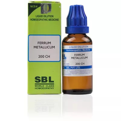 SBL Homeopathy Ferrum Metallicum Dilution