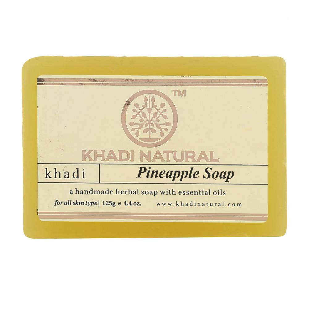 Khadi Natural Pineapple Soap - 125 gm - Pack of 2