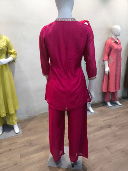 Anaita Pink Stylish Readymade Co-Ords Set
