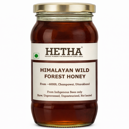 Hetha Pure Himalayan Wild Forest Raw Honey - NMR Passed | Unprocessed | Unpasteurized
