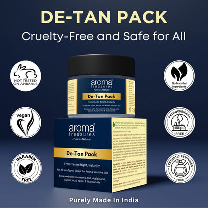 Aroma Treasures De-Tan Pack From Tan To Bright Instantly