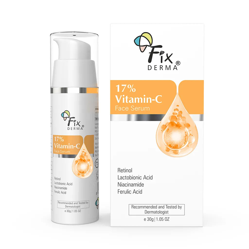 Fixderma 17% Vitamin C Face Serum - 30 gms