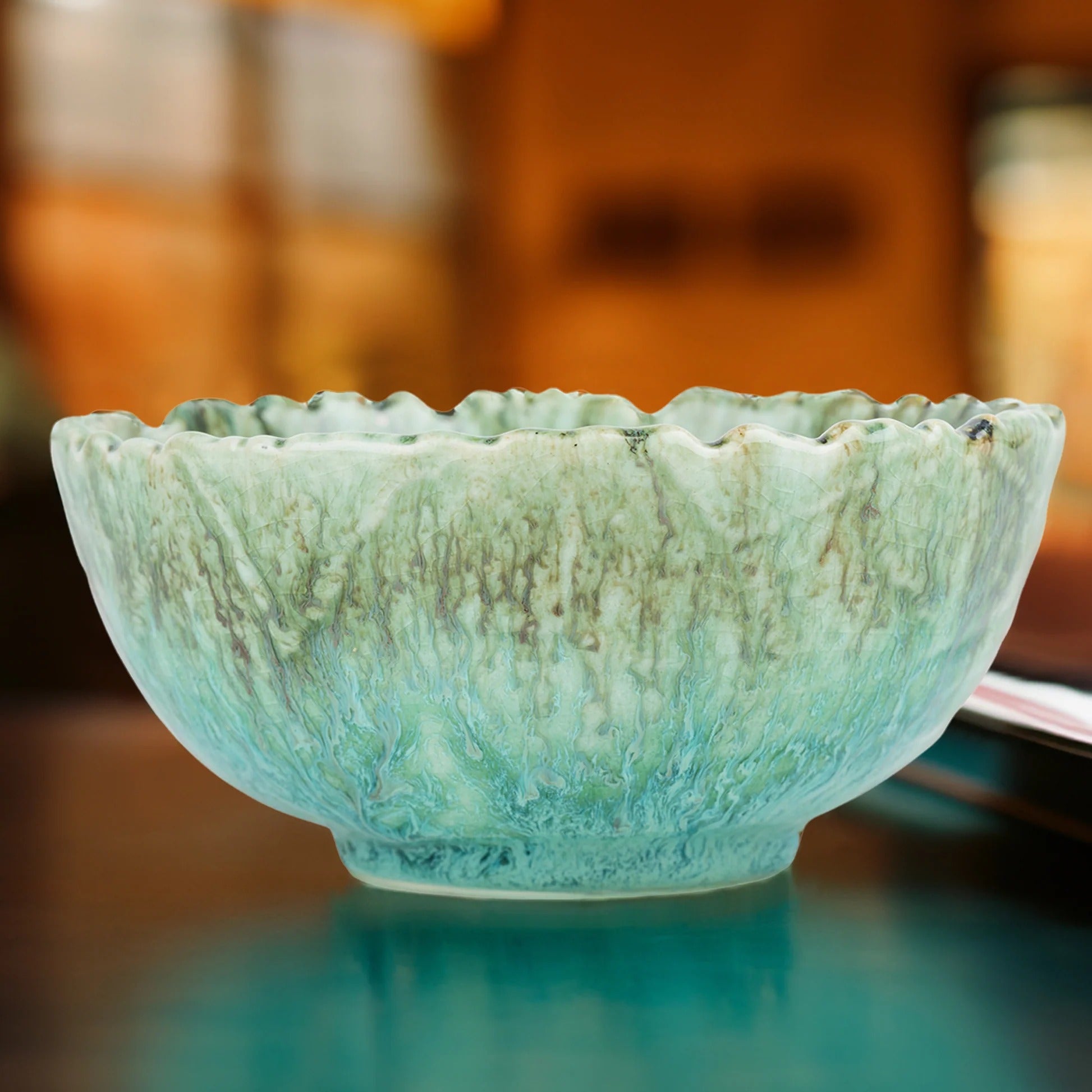 USHA SHRIRAM Ceramic Bowl Set Variant 3 Microwave Safe Chip Resistant Dinnerware