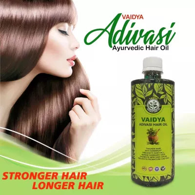 Divya Shri Vaidya Adivasi Hair Oil - 500 ml (Pack of 2)