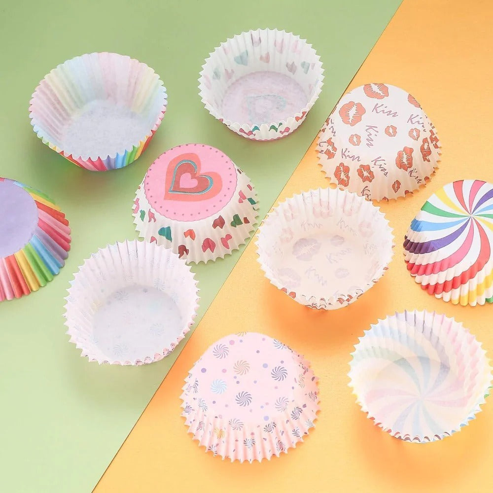 Hazel Paper Cake Muffin Cup Mould Disposable Baking Cups Pack of 100