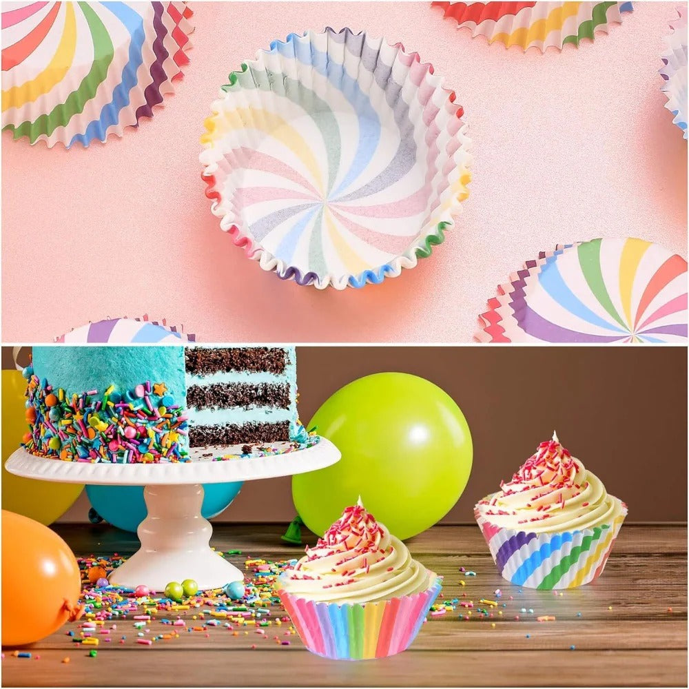 Hazel Paper Cake Muffin Cup Mould Disposable Baking Cups Pack of 100